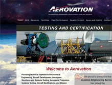 Tablet Screenshot of aerovationinc.com